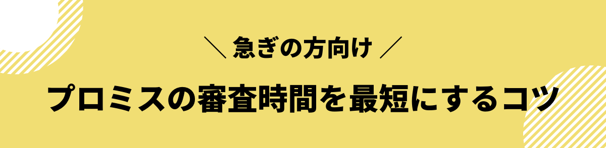 プロミス　審査難易度