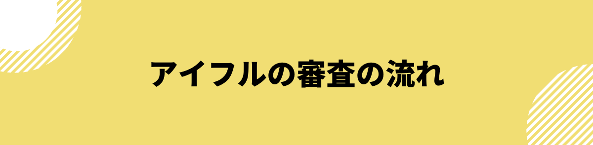 アイフルの審査の流れ