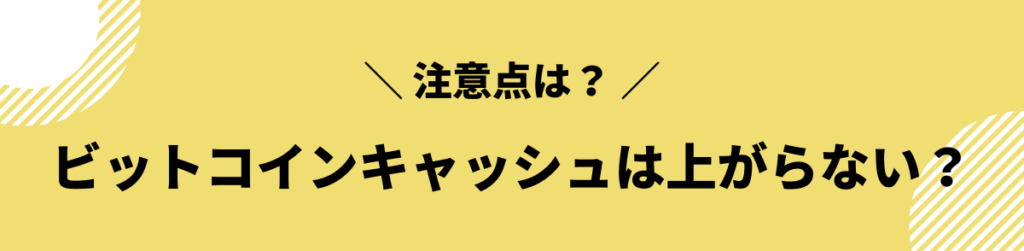 ビットコインキャッシュ 今後