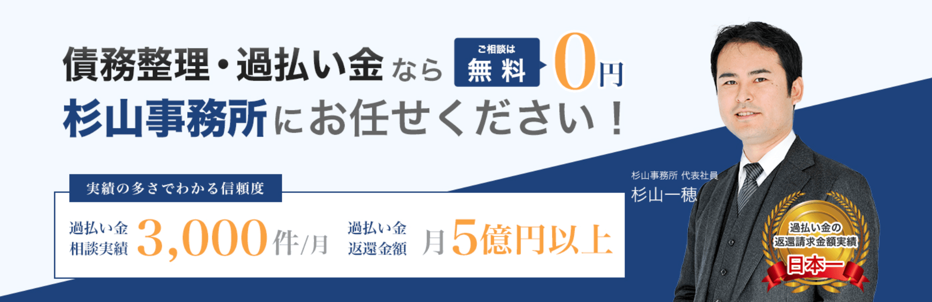 司法書士法人杉山事務所のサイトトップ画像