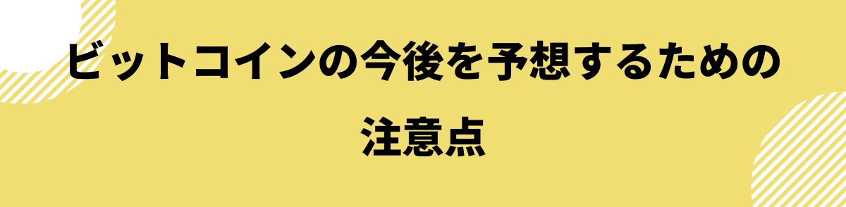 ビットコインの今後_注意点