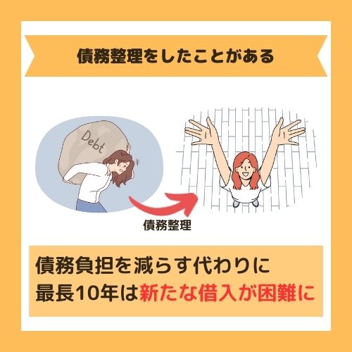 債務整理をしたことがある