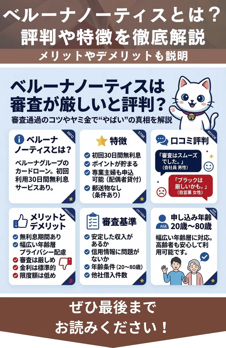 ベルーナノーティス_評判_概要