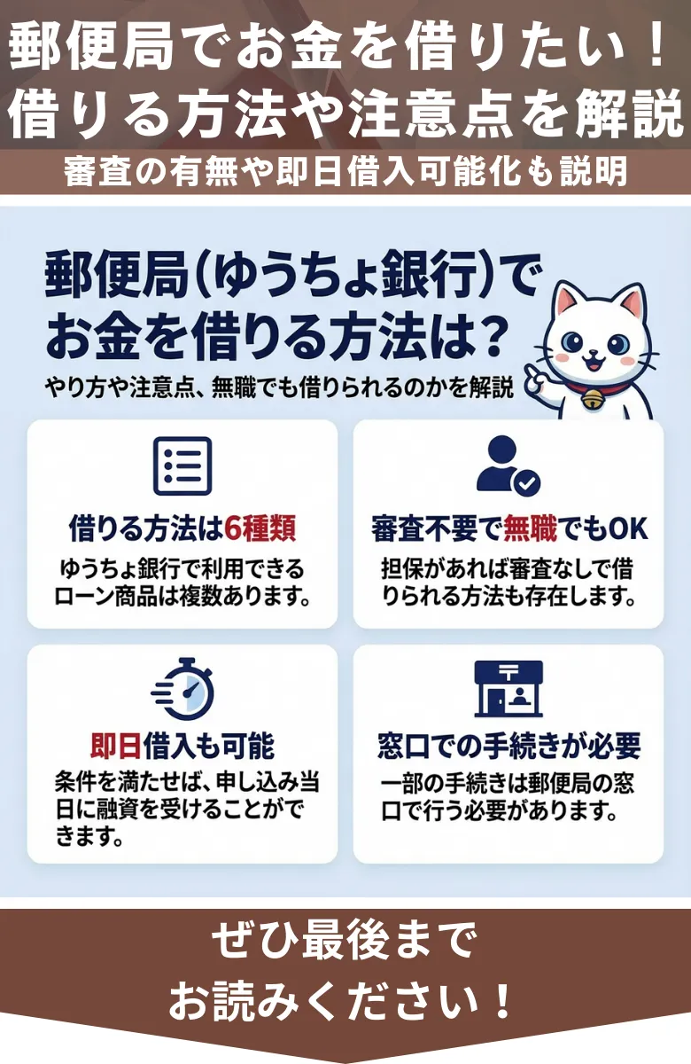 ゆうちょ_お金を借りる_概要
