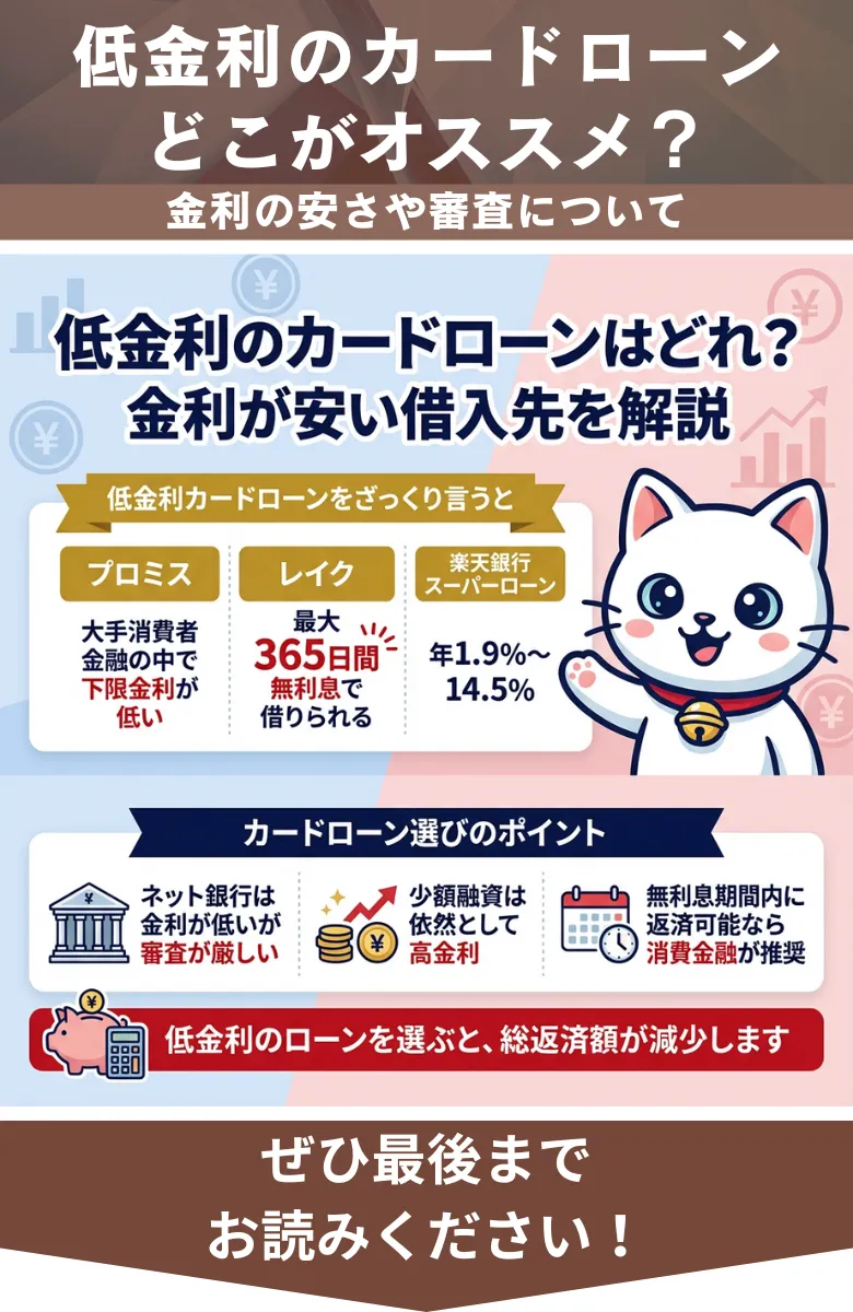 カードローン_低金利_概要