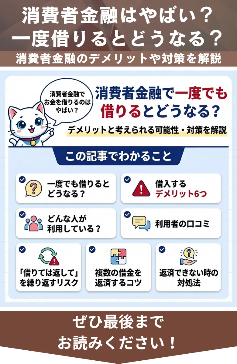 消費者金融_借りるとどうなる_概要
