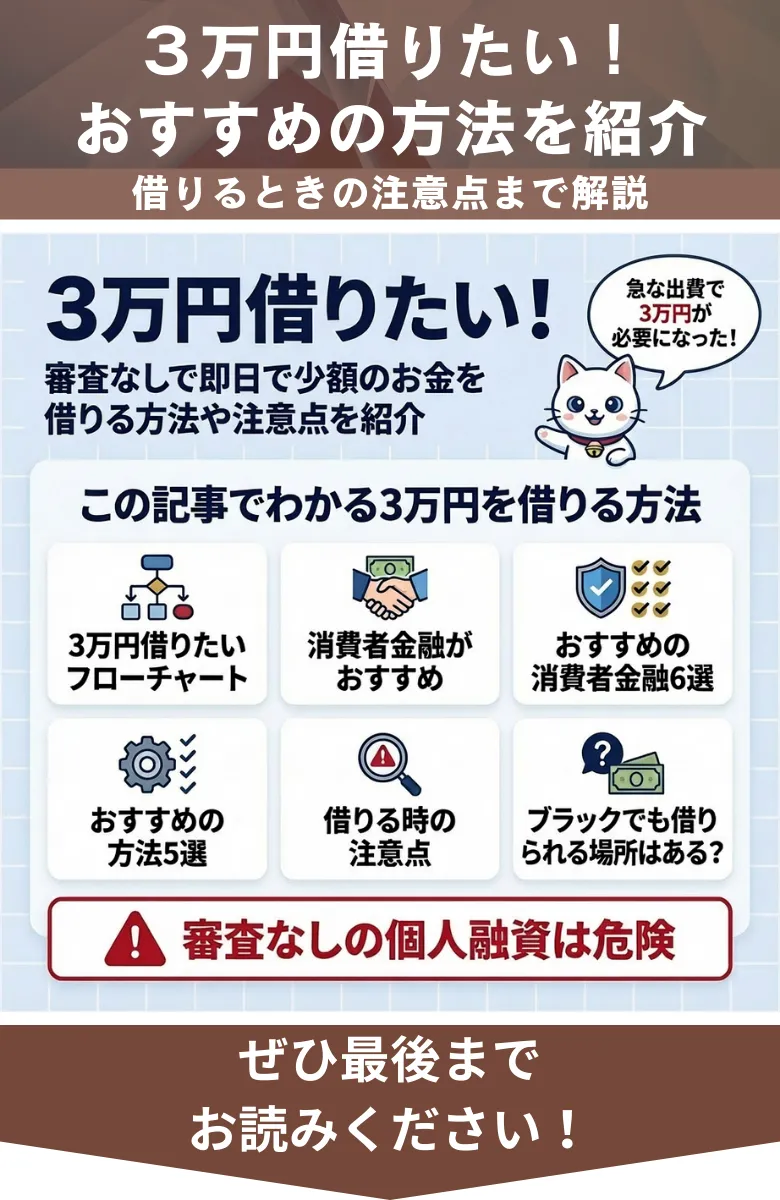 3万円借りたい_概要