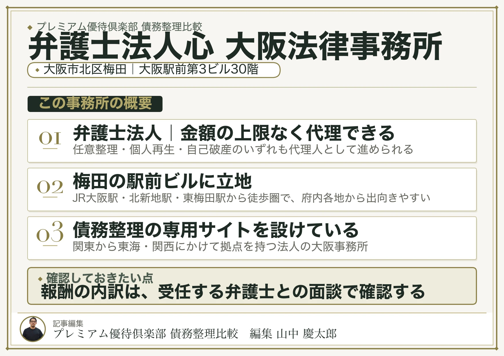 弁護士法人心 大阪法律事務所