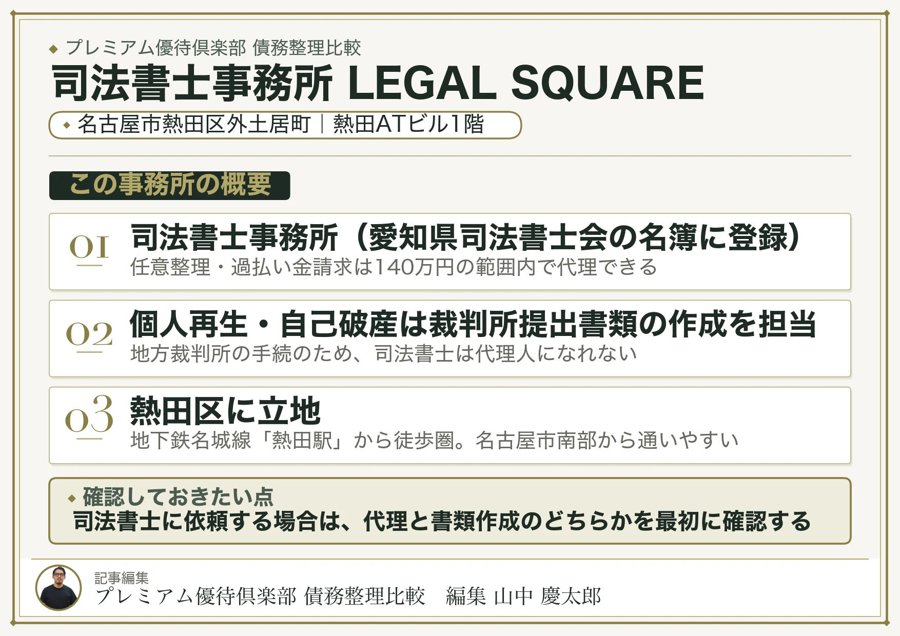 司法書士事務所 LEGAL SQUARE