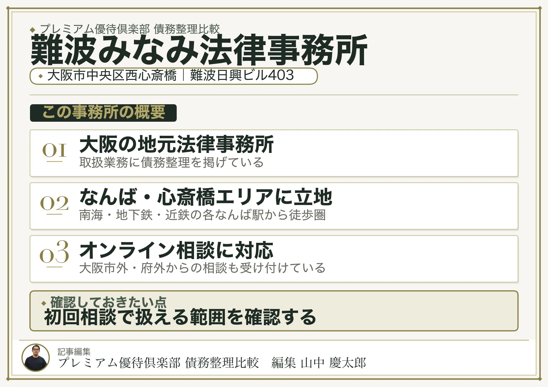 難波みなみ法律事務所