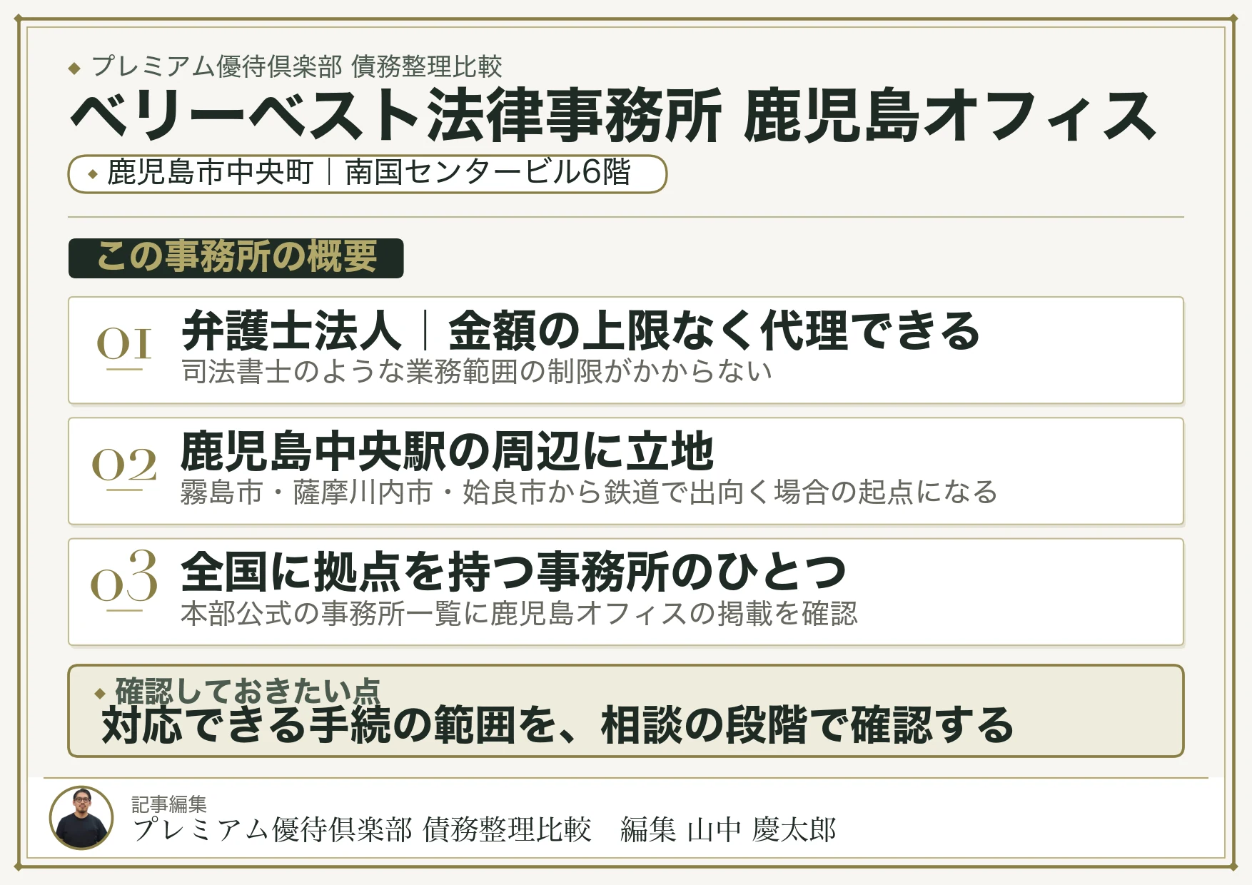 ベリーベスト法律事務所 鹿児島オフィス