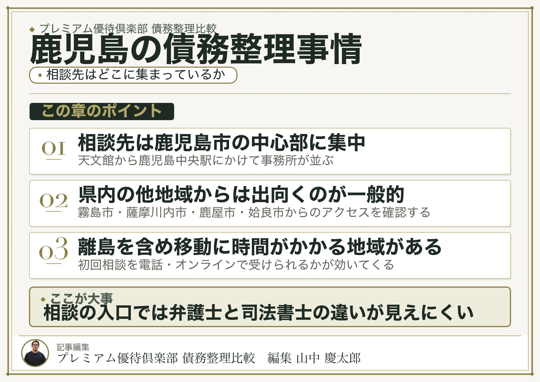 鹿児島の債務整理事情