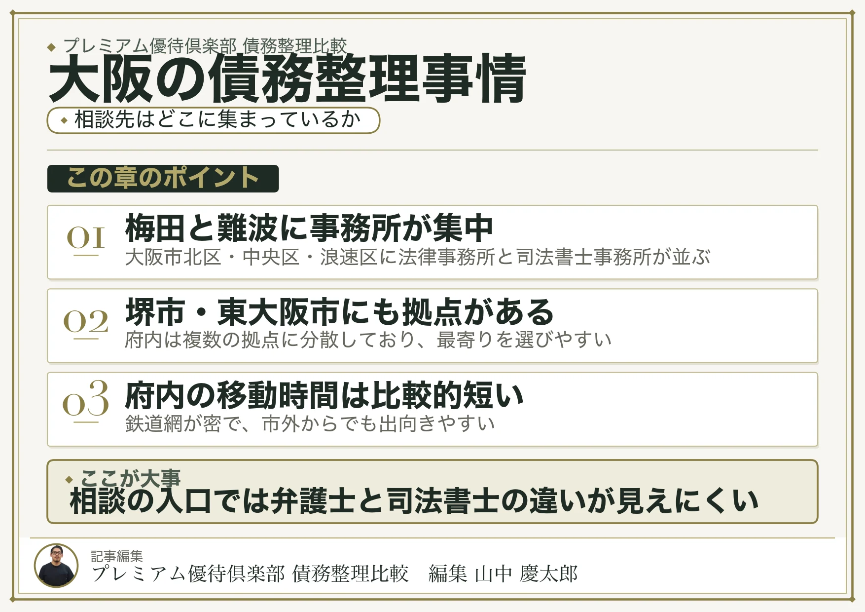 大阪の債務整理事情