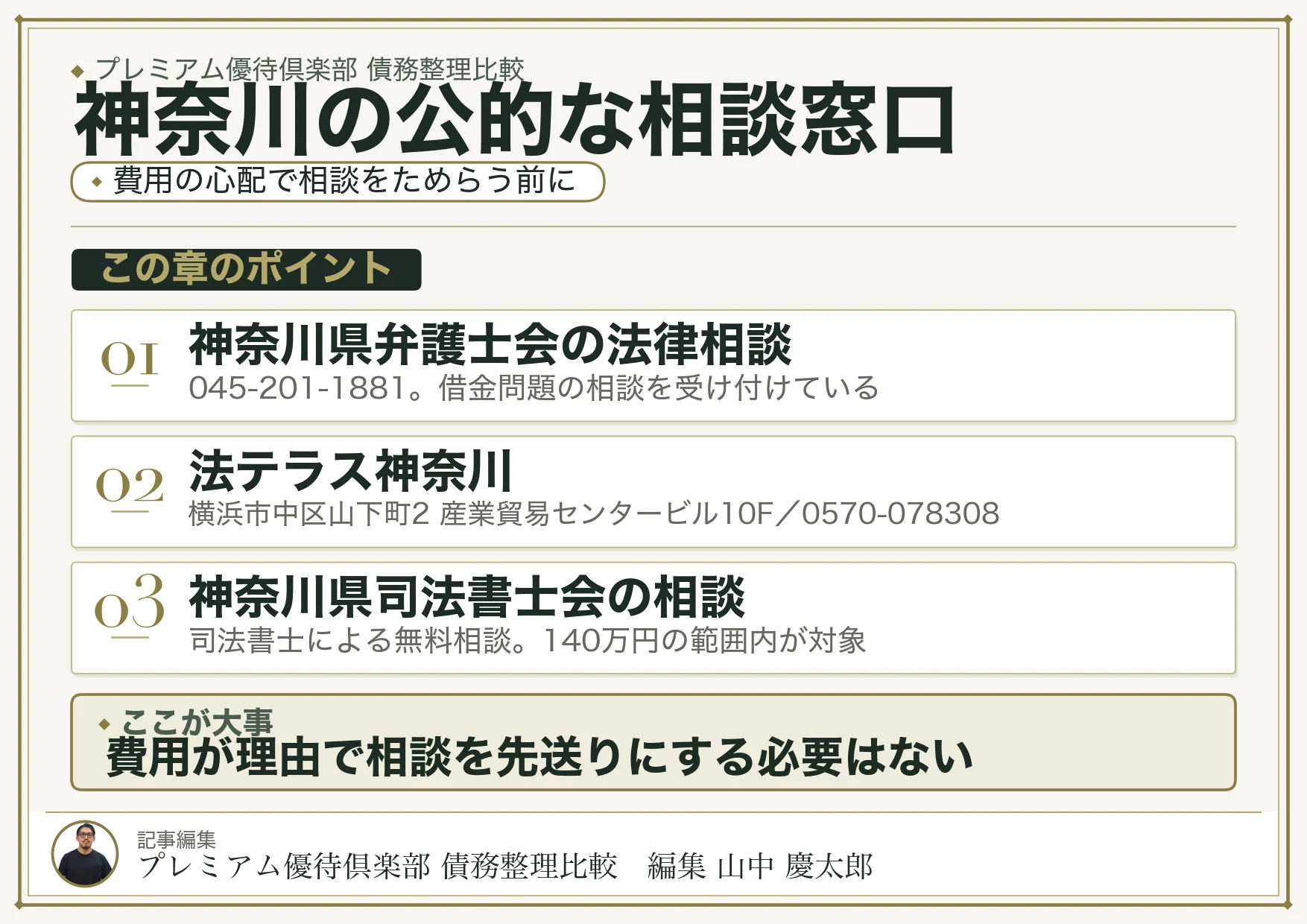 神奈川の公的な相談窓口