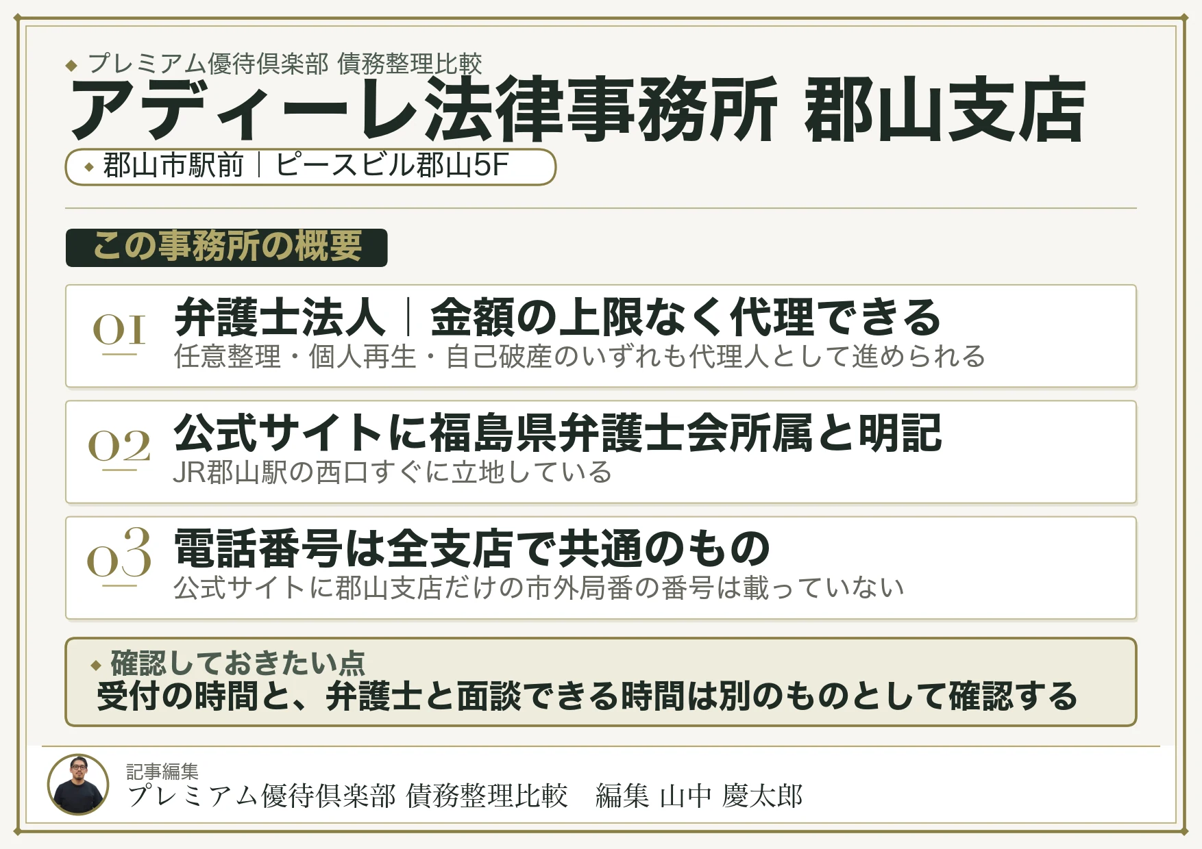 アディーレ法律事務所 郡山支店