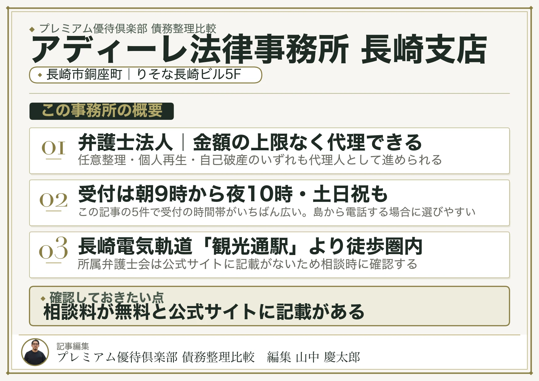 アディーレ法律事務所 長崎支店