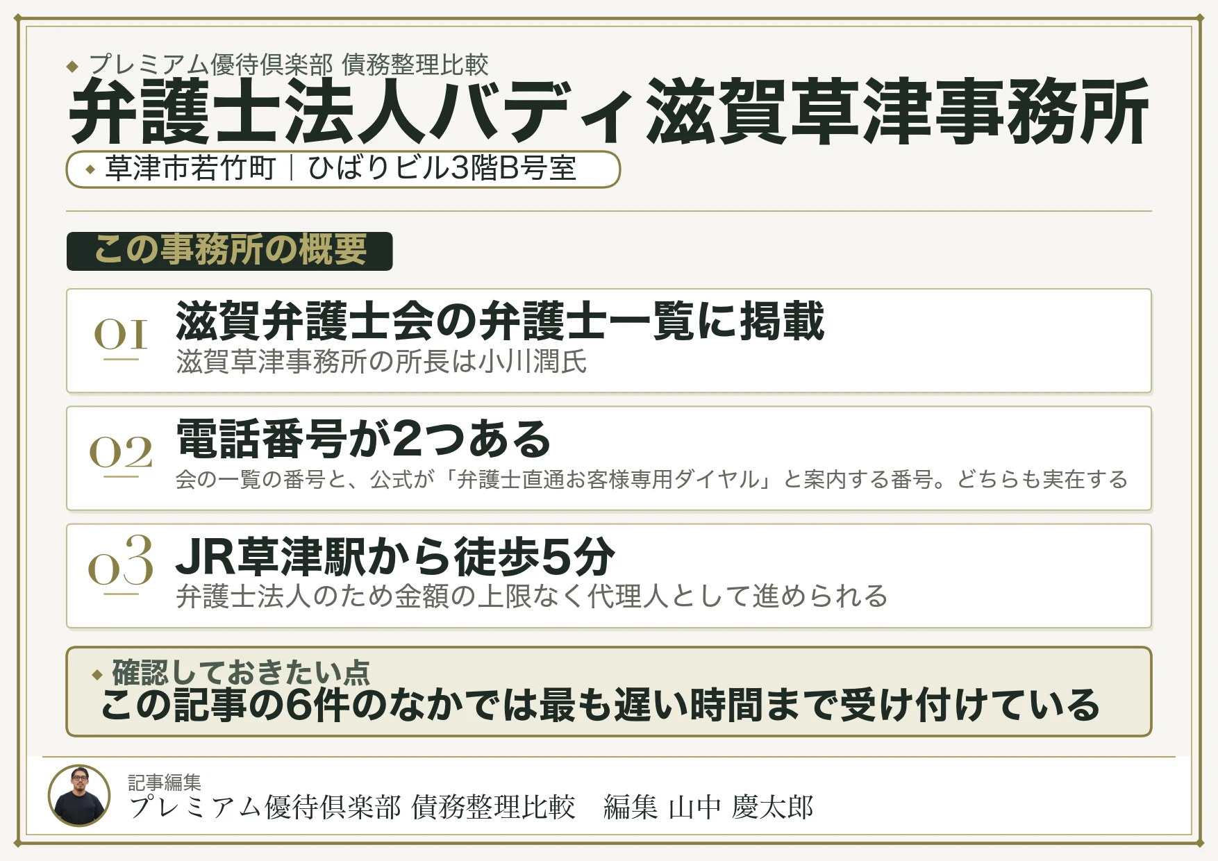 弁護士法人バディ滋賀草津事務所