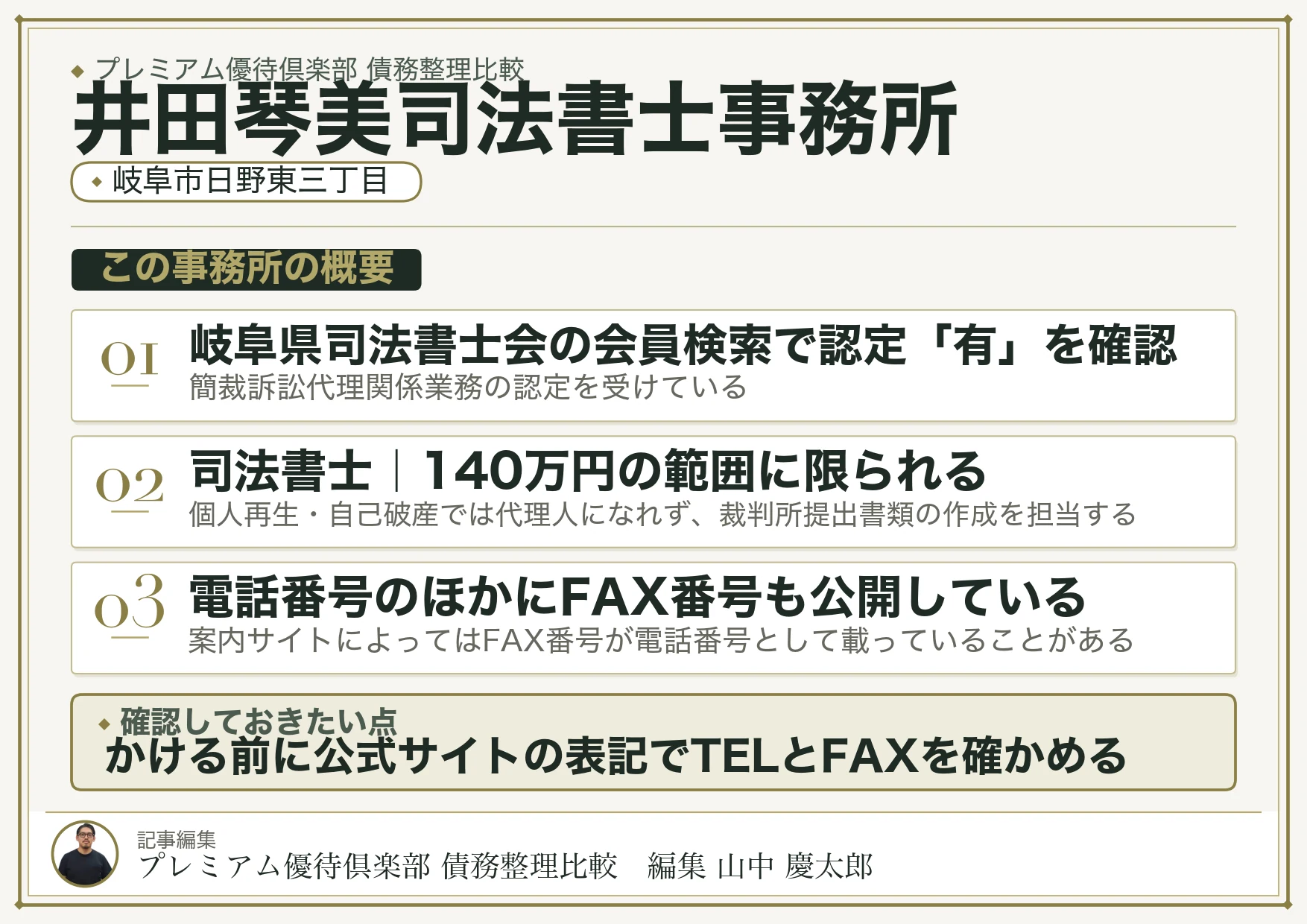 井田琴美司法書士事務所