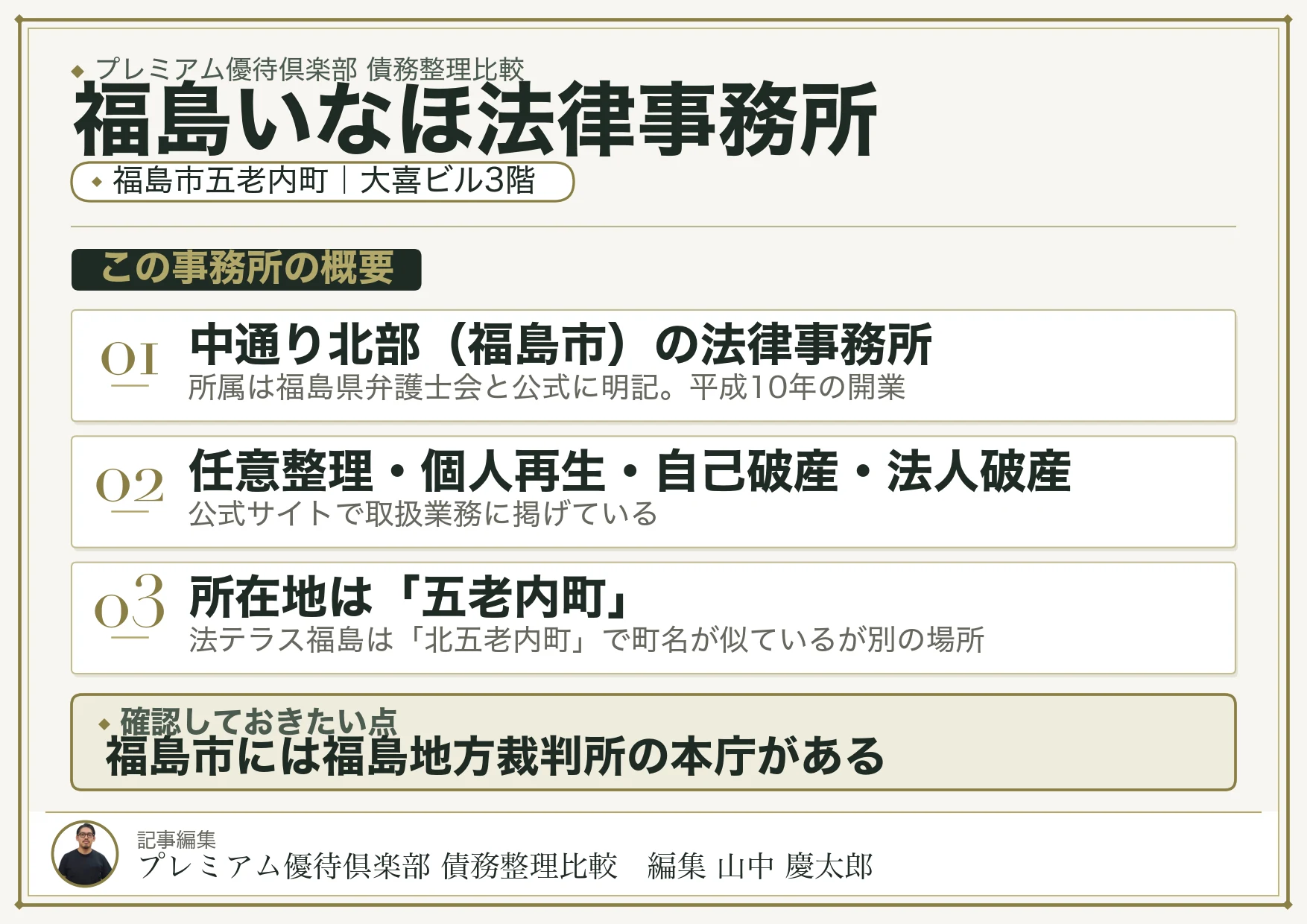 福島いなほ法律事務所
