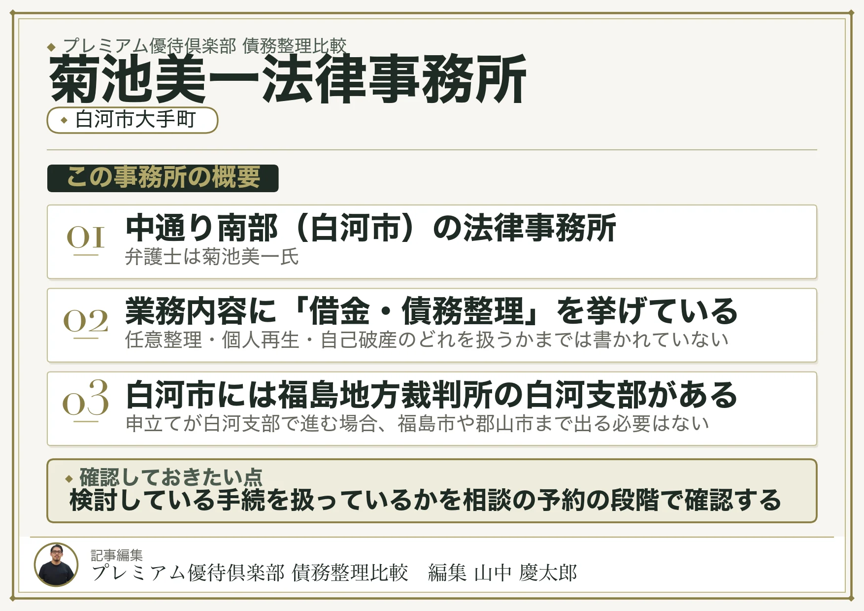 菊池美一法律事務所