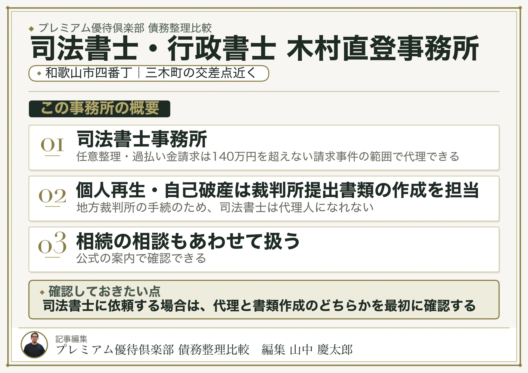 司法書士・行政書士 木村直登事務所
