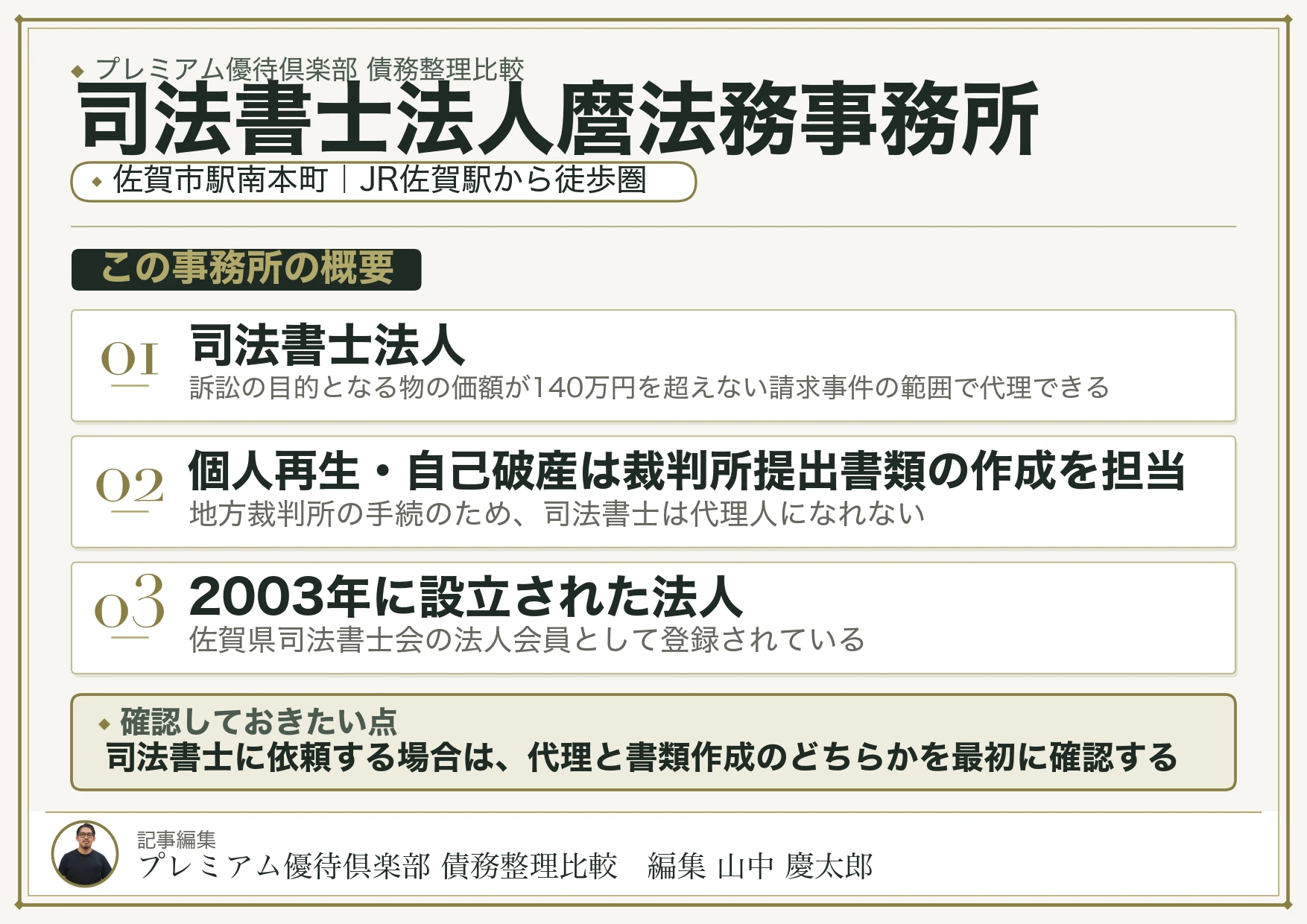 司法書士法人麿法務事務所|佐賀市駅南本町