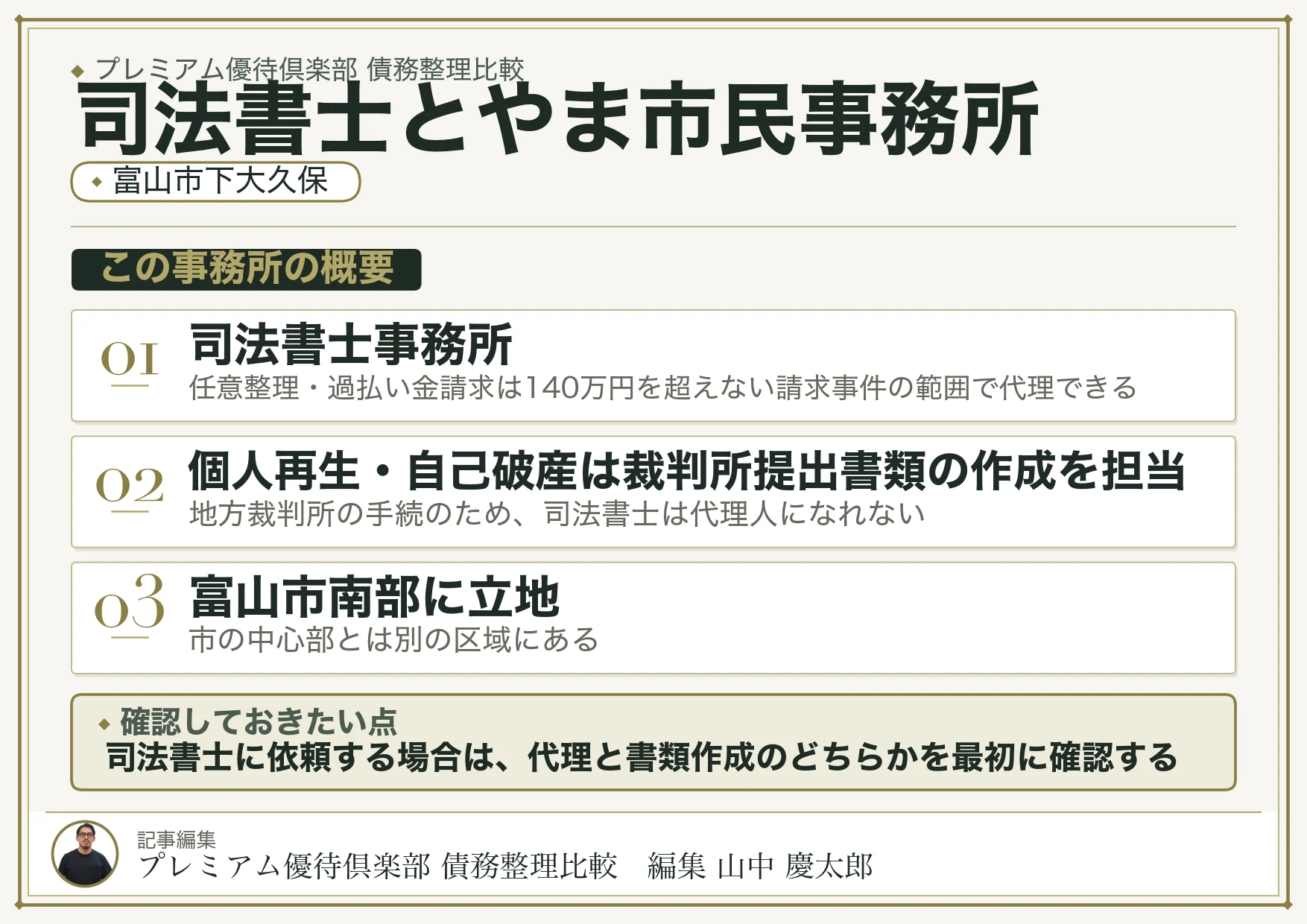 司法書士とやま市民事務所