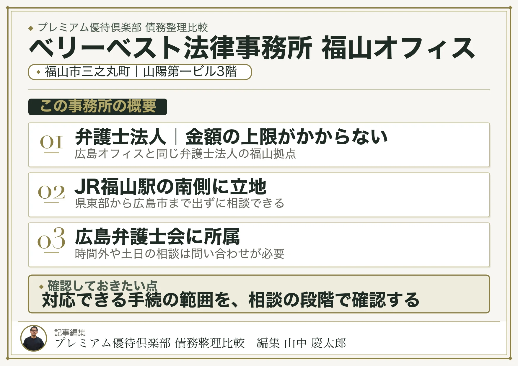 ベリーベスト法律事務所 福山オフィス