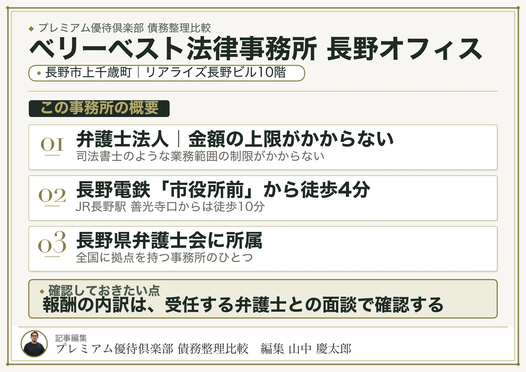 ベリーベスト法律事務所 長野オフィス