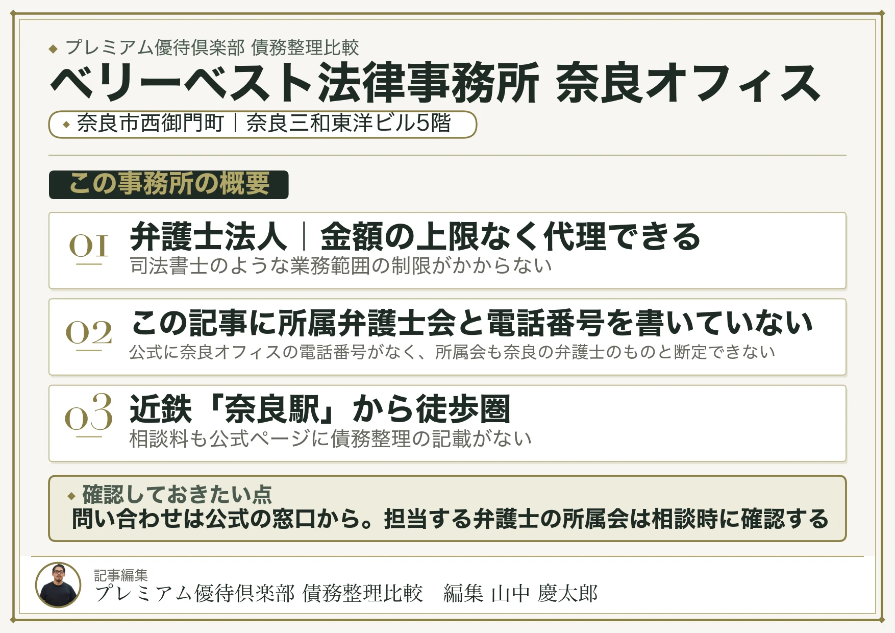 ベリーベスト法律事務所 奈良オフィス