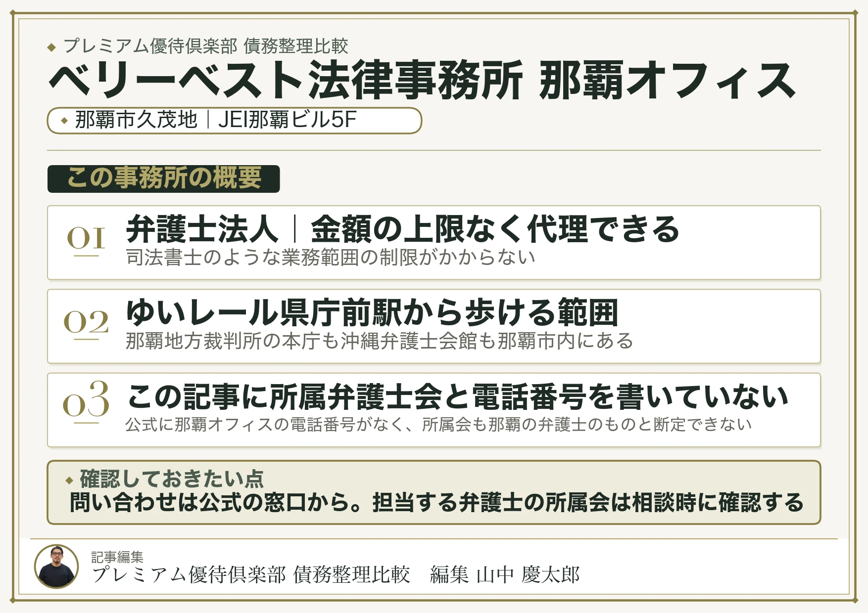 ベリーベスト法律事務所 那覇オフィス
