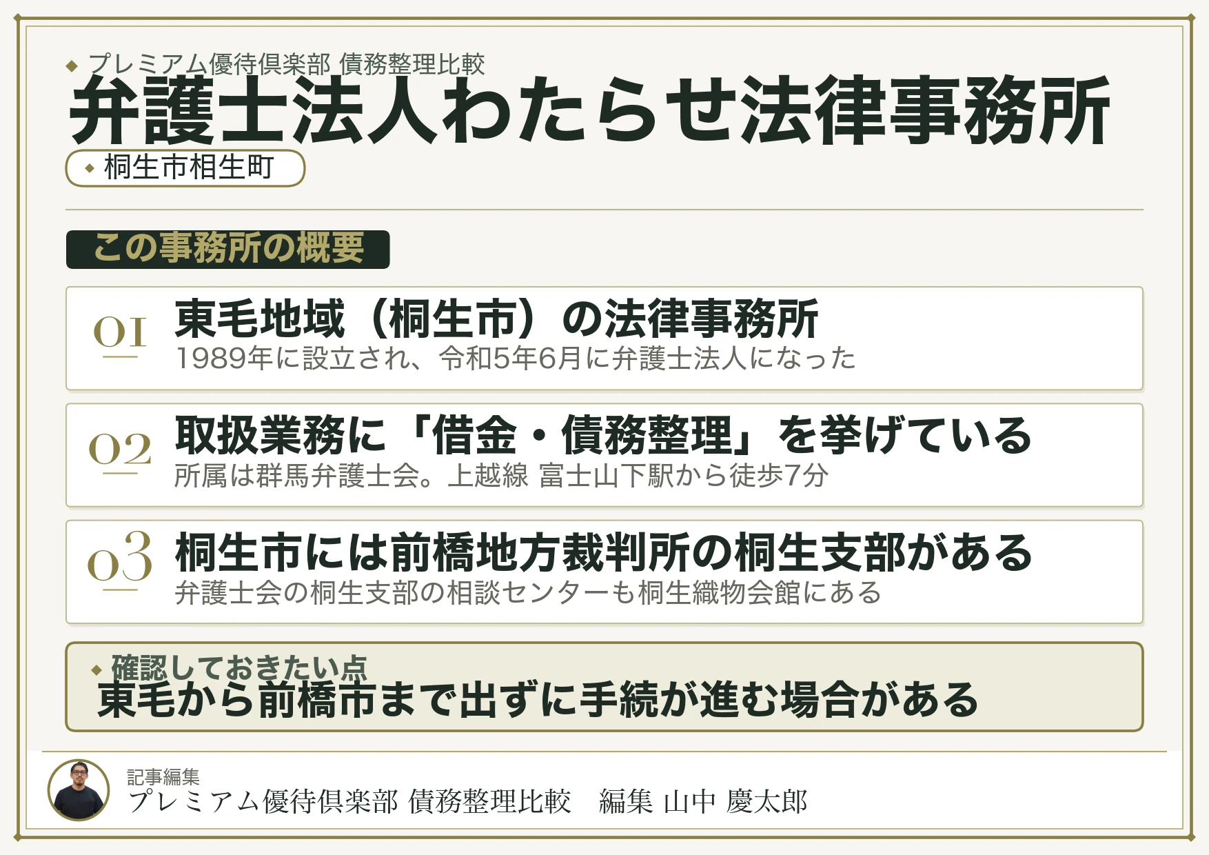 弁護士法人わたらせ法律事務所