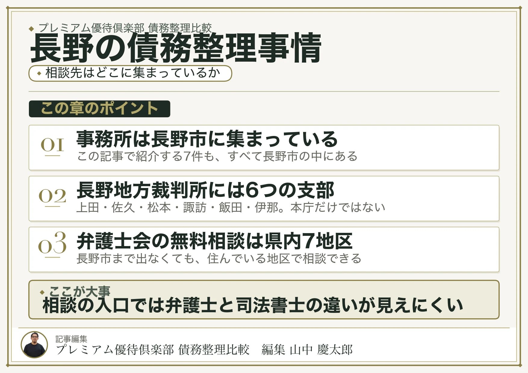 長野の債務整理事情