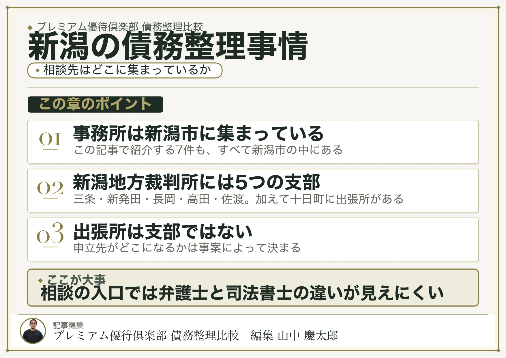 新潟の債務整理事情