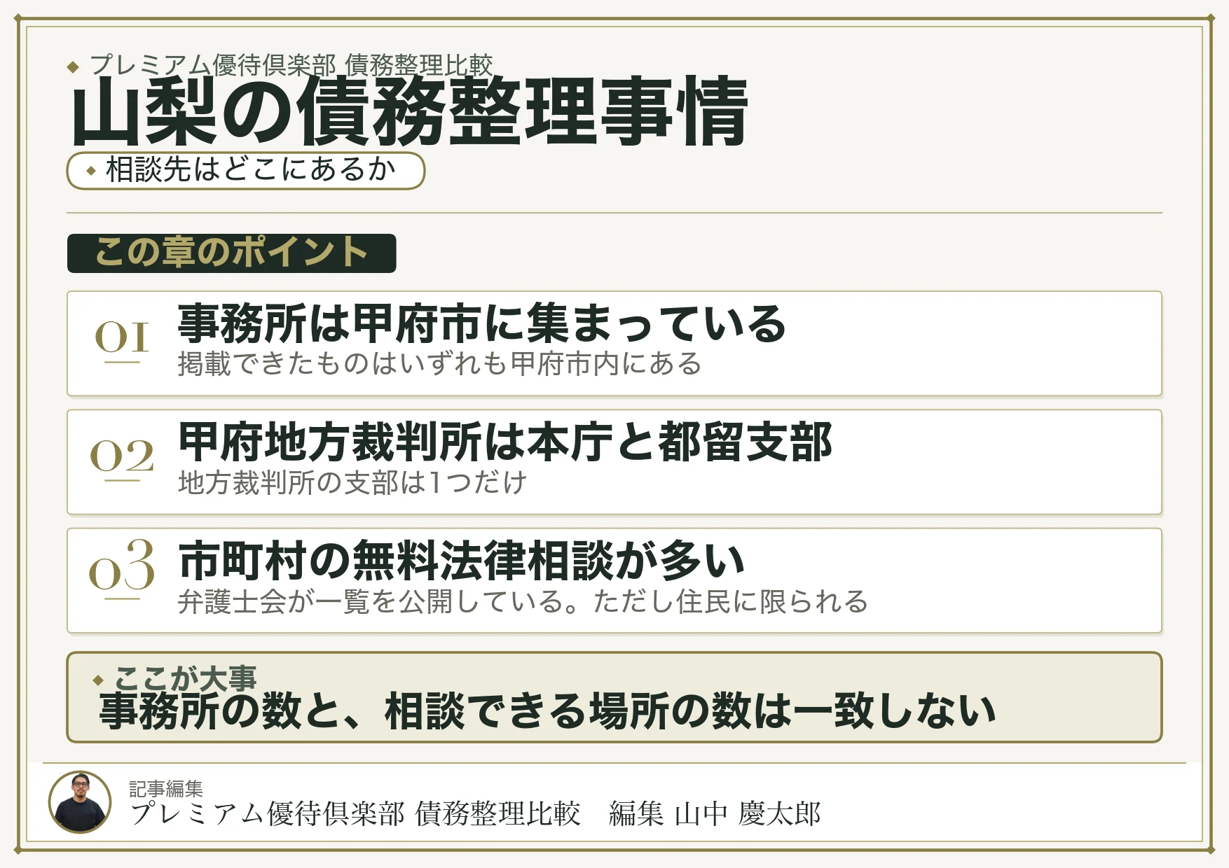 山梨の債務整理事情