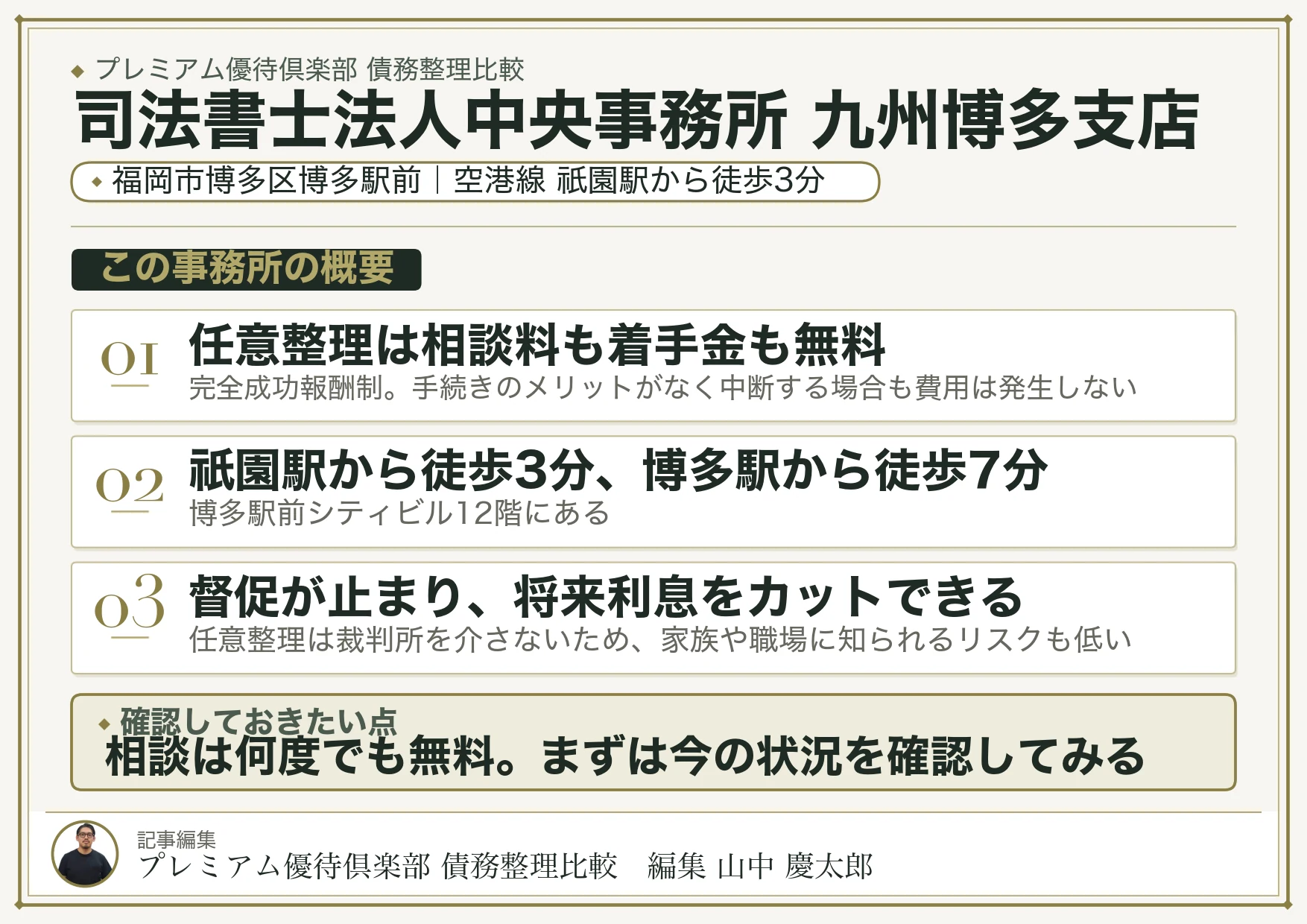 司法書士法人中央事務所 九州博多支店