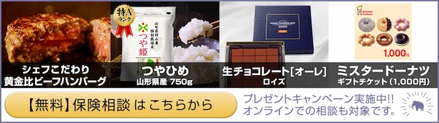 保険マンモス_キャンペーン内容