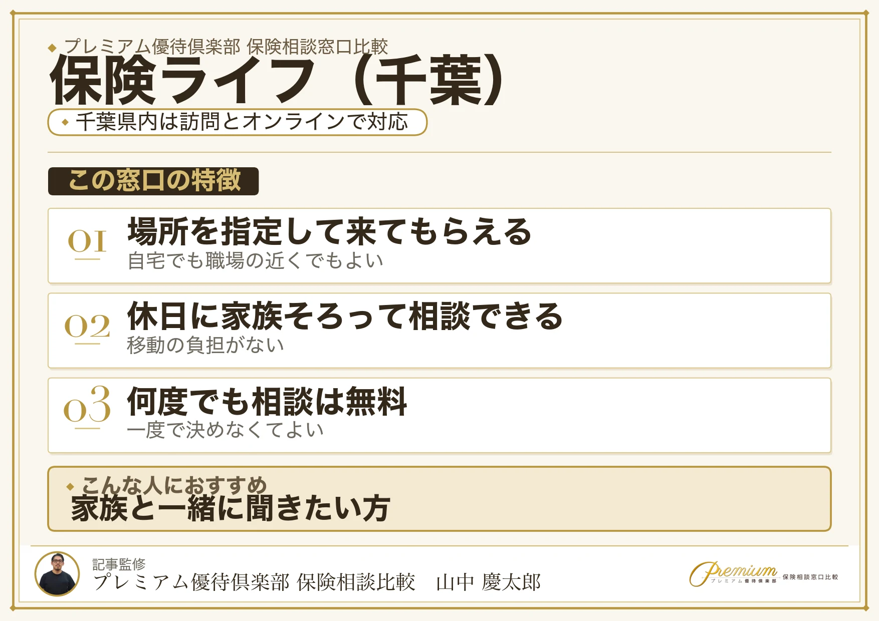 千葉の保険相談で保険ライフを選ぶときの特徴