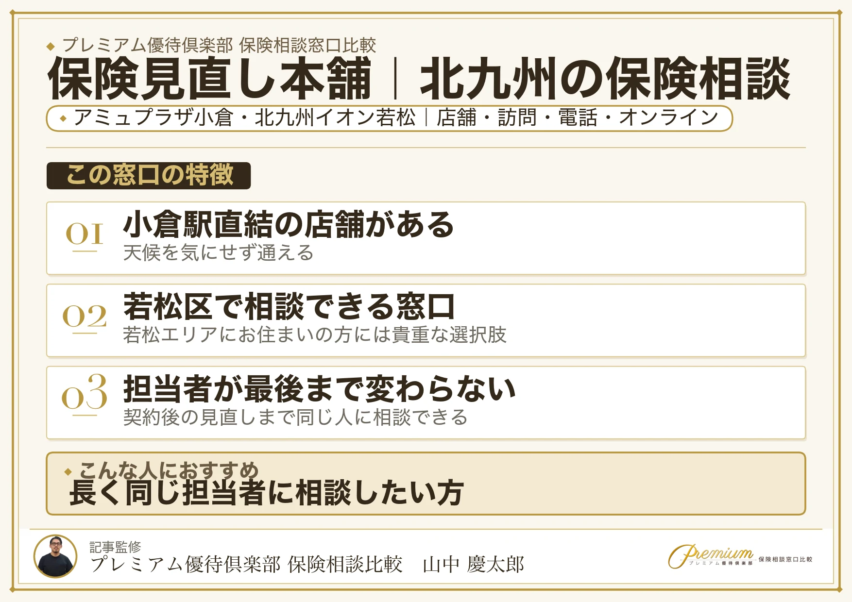 保険見直し本舗｜北九州の保険相談での特徴まとめ