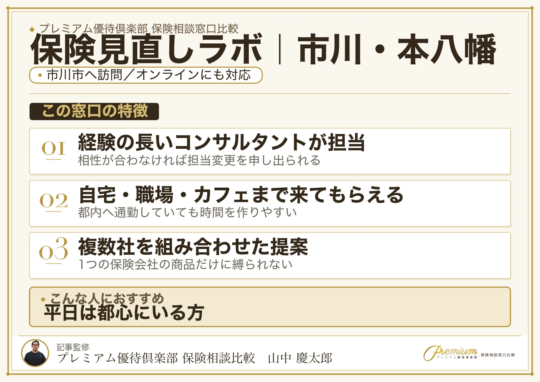 保険見直しラボ｜市川・本八幡の保険相談での特徴まとめ