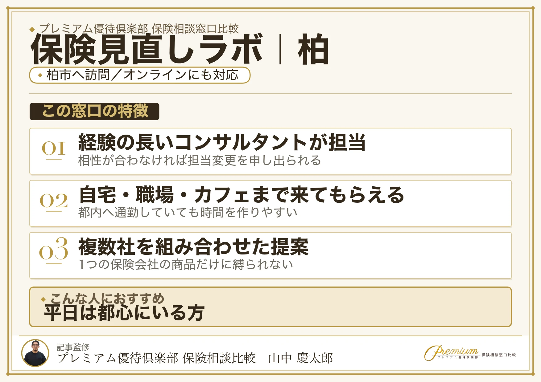 保険見直しラボ｜柏の保険相談での特徴まとめ