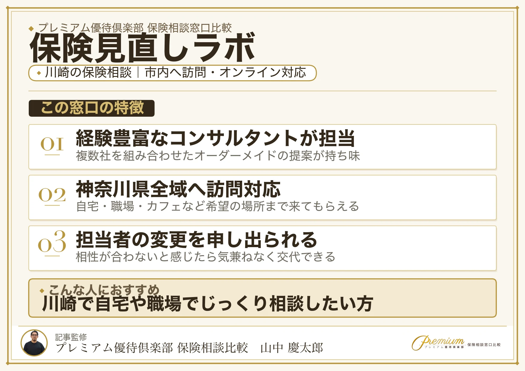 保険見直しラボ｜川崎の保険相談での特徴まとめ
