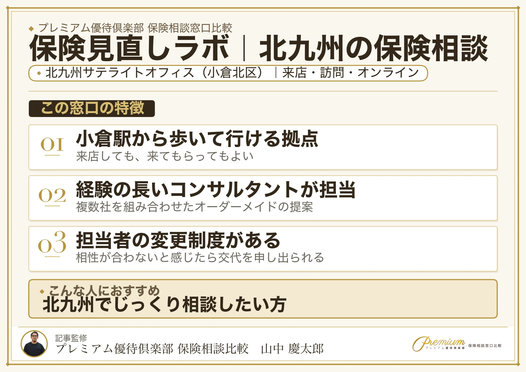 保険見直しラボ｜北九州の保険相談での特徴まとめ