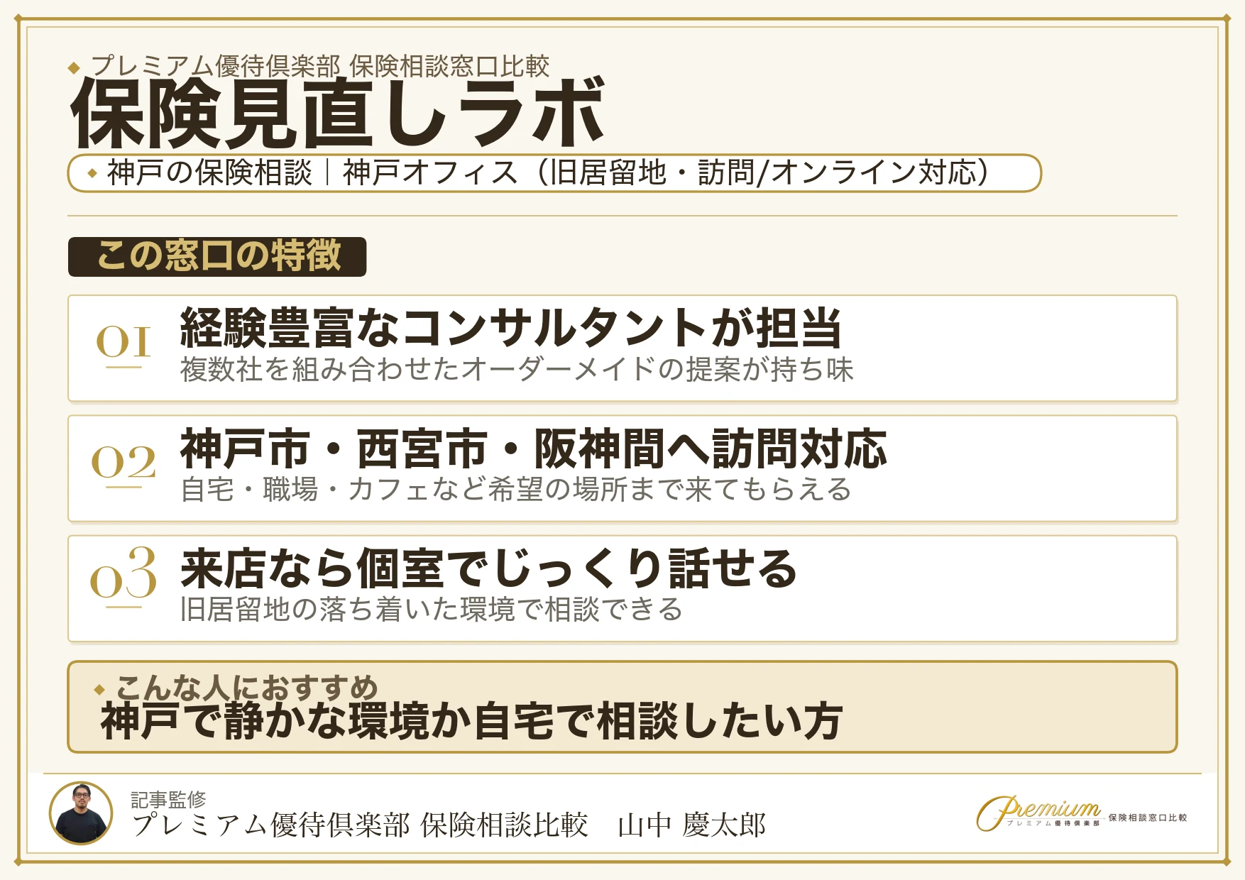 保険見直しラボ｜神戸の保険相談での特徴まとめ