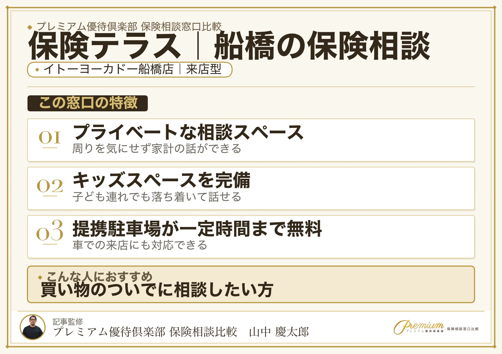 保険テラス｜船橋の保険相談での特徴まとめ