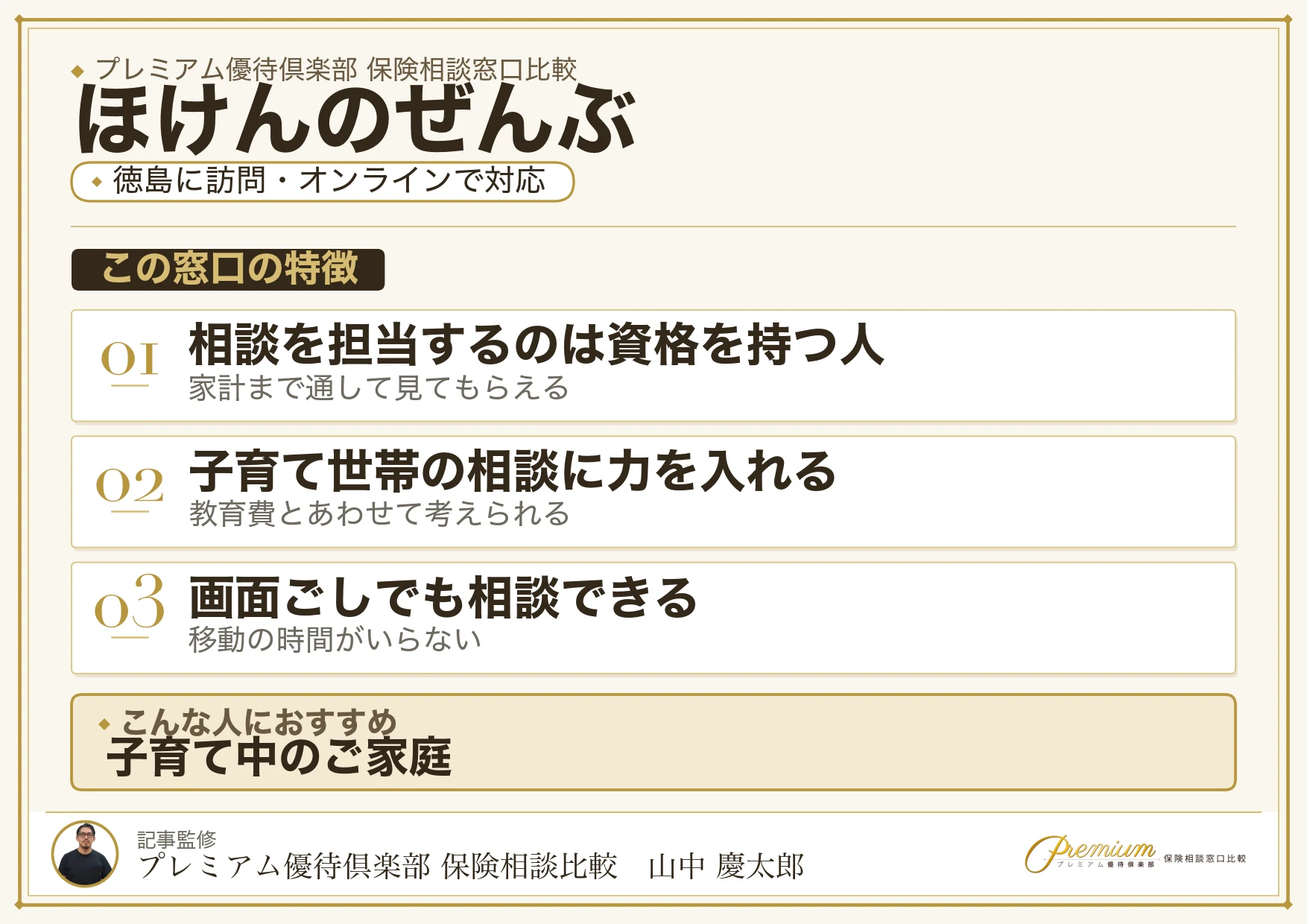 徳島に訪問・オンラインで対応するほけんのぜんぶの特徴