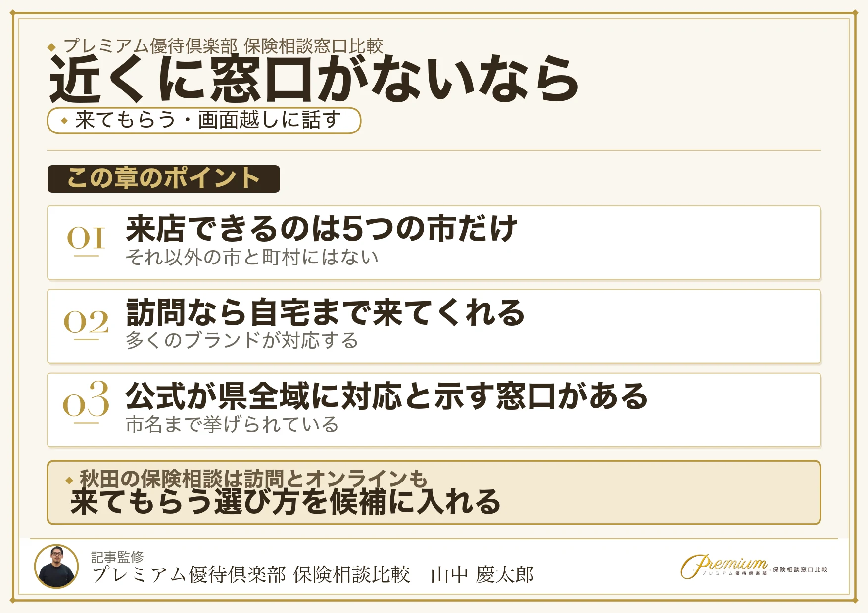 秋田で訪問相談とオンライン相談を使う方法の図解