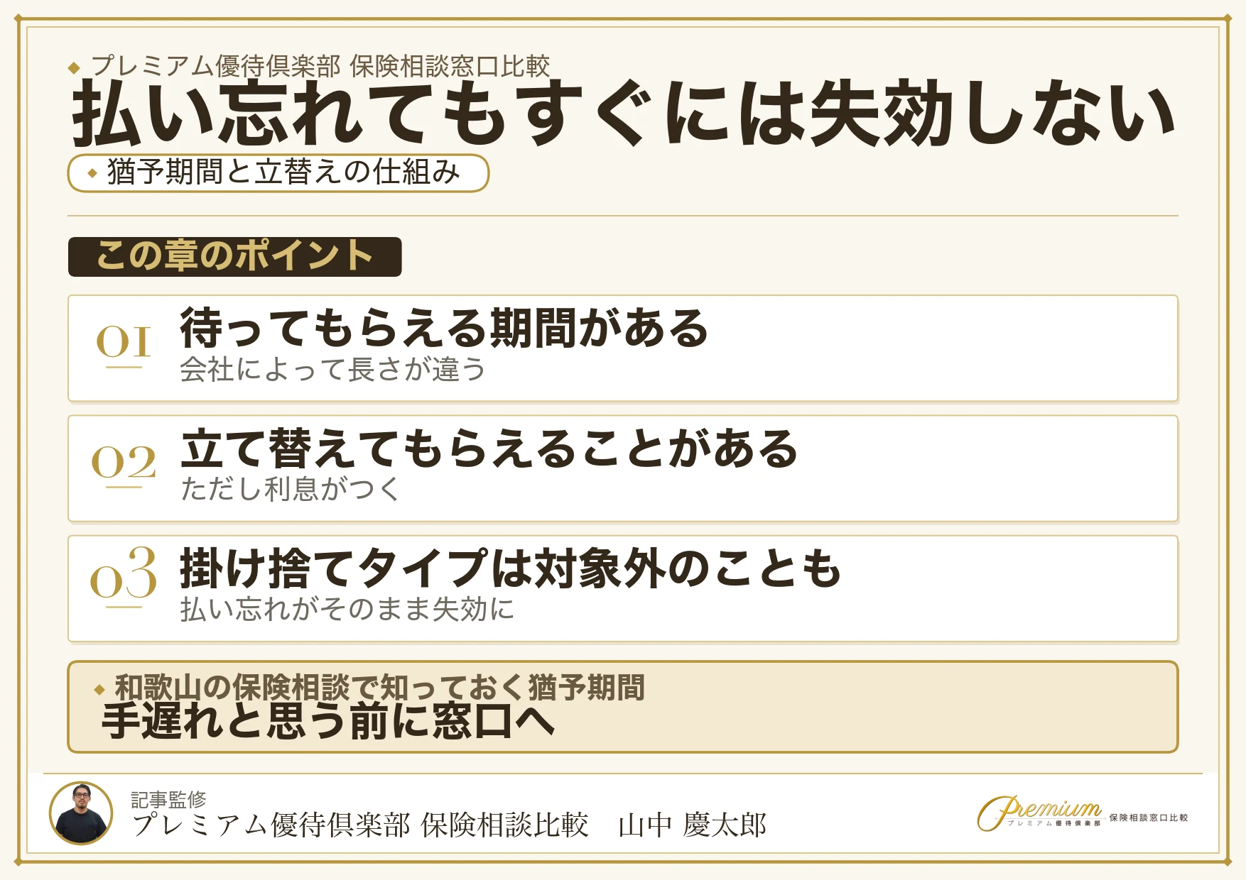 払込猶予期間と自動振替貸付の仕組みを示す図