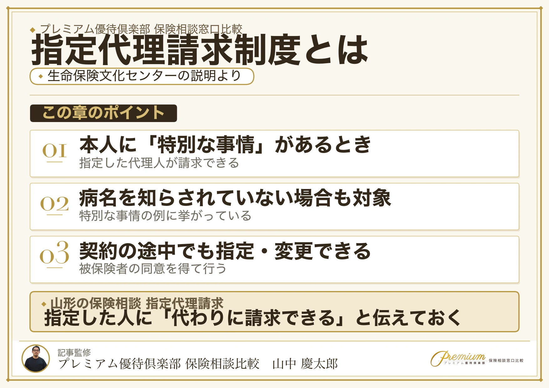指定代理請求制度の仕組みを示した図解