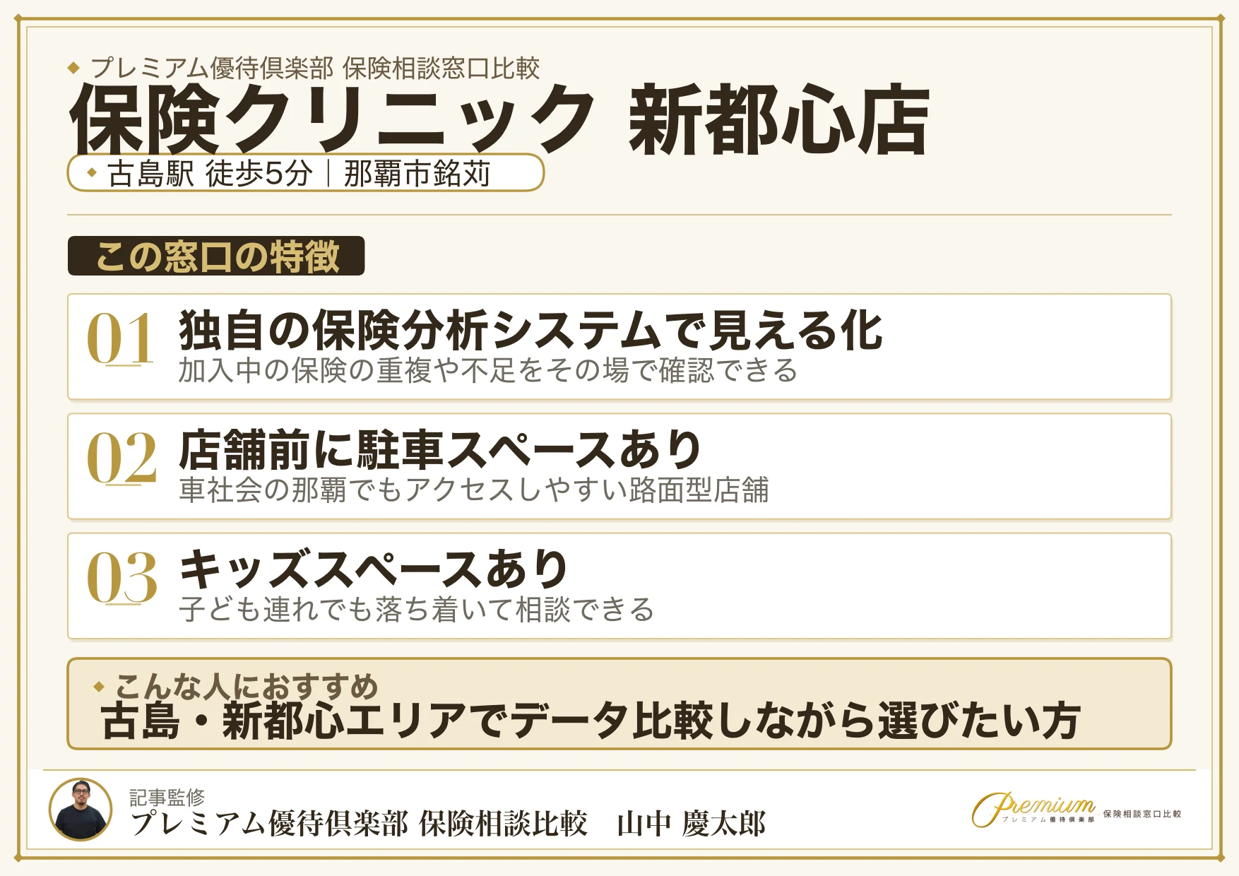 保険クリニック 新都心店の特徴まとめ